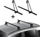 ORION 2x porte-vélos + barres de toit VDP EVO acier compatibles avec Peugeot 5008 (No Rails) 5 portes 2009-2016