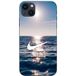 Maniacase iPhone 13 mini hoesje Nike logo wit zee zon