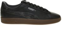 Puma Heren Smash 3.0 Crafted Leather Sneakers Zwart - Moddy-Grijs