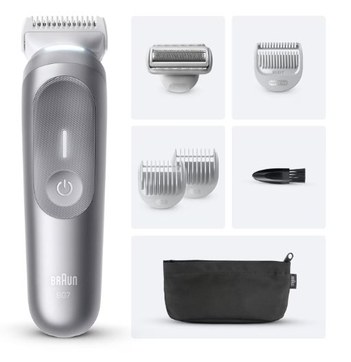 Braun Series 7 BG7550 Body Groomer - Grey - Wet & Dry - Cordless