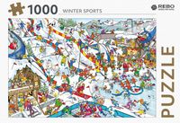 Rebo Winter Sports (1000) - Rebo Puzzle classique