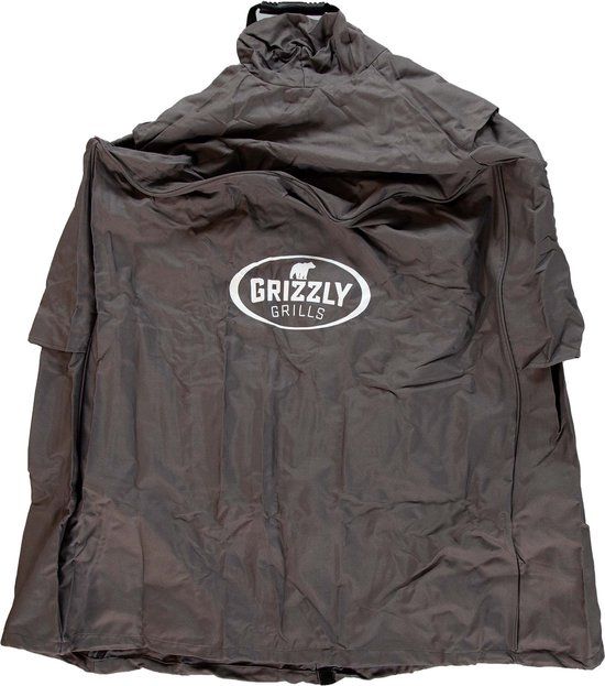 Grizzly Grills Beschermhoes Medium - Grijs - 100% polyester - 110 cm