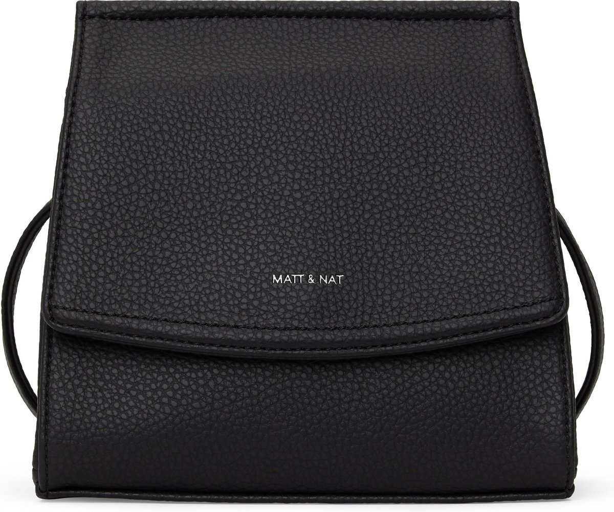 Matt & Nat Erika Purity Dames Crossbodytas - Zwart