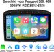 Junsun Android 15 Autoradio Geschikt voor Peugeot 308, 408, 308SW, RCZ 2012-2020 met Bluetooth- Draadloze CarPlay & Android Auto - Bluetooth - GPS-navigatiesysteem - 9 Inch TouchScreen - WiFi - Stuurwielbediening - RDS - USB