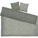 TOM TAILOR Housse de couette flanelle, 260 x 240 cm (vert foncé)