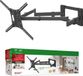 Barkan Support mural TV flexible - 13-83 pouces - Pivotant et Inclinable - Jusqu'à 50 kg