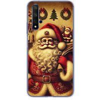 Huawei Honor 20 bedrukt siliconen hoesje - pere noel vintage
