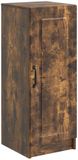 vidaXL Dressoir Gerookt eiken 33 x 34,5 x 87 cm Bewerkt hout