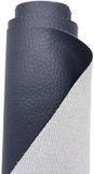 T.a Express Premium Gekorreld Waterdicht Imitatieleer Stof per Meter - Donkerblauw, 100 cm x 140 cm