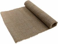 Chaks Jute tafelloper - 29 x 500 cm - grijs/beige