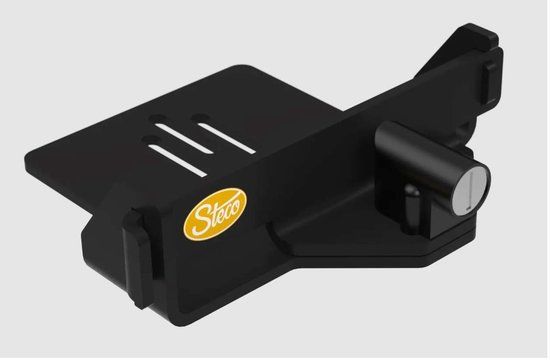 Steco accuslot achterdrager Bosch BES2/BES3 Zwart Staal 25 cm