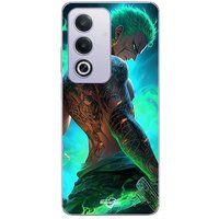Maniacase Beschermhoes Oppo A80 One piece Zoro 3D Manga anime Fanart