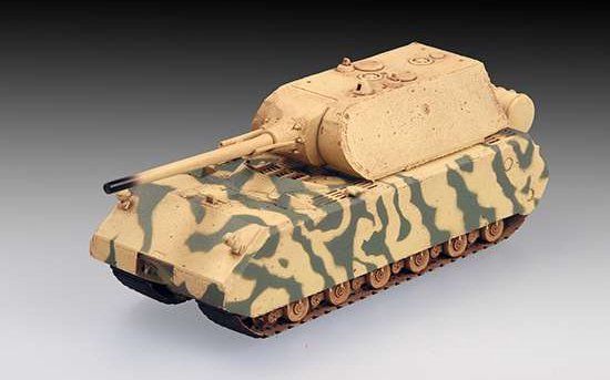 Military Trumpeter 1:72 Pz.Kpfw.VIII Maus Plastic Model Kit - Military - 70094