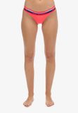 Superdry Klassiek gestreept bikinibroekje Dames Hyper Fire Pink