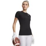 Under Armour Heatgear Authentics Comp T-shirt Korte Mouwen Zwart M Vrouw