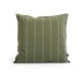 HAY Coussin Terrazza Olive rayure étroite, 60x60 cm