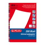 Herlitz 5033410 universeel papier A4, 200 vellen, 90 g wit