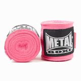 METAL BOXE Trainingsbandage, 2,5 m, roze
