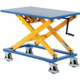 FIMM Table élévatrice à ciseaux simple avec manivelle - Capacité de charge 300kg
