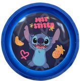 Merkloos / Sans marque STOR S.L. Stitch bord 19 cm blauw kunststof rond