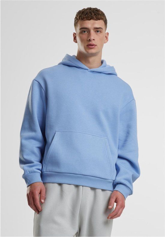 Urban Classics Fluffy Hoodie Blauw 5XL
