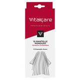 Vitalcare Accessoires voor het verven - set met 10 wegwerpcapes, professionele kapperscape, cape voor het knippen van haar, natuurlijk