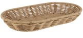 APS COVE brood mand en serveer mand ovaal - beige - polypropyleen gevlochten look - 28 x 16 cm