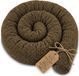 ASE Spolka Akcyjna Zijslaper kussen Lichaamskussen 400 cm Bouclé - Lang kussen bed rol slaapkussen nek rol Decoratie voor kinderkamer Oeko-Tex certificaat Bruin D