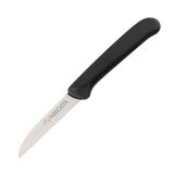 Nirosta 43290 groentemes Optima 18cm, handgreep: kunststof, zwart/zilver