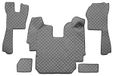 F-CORE FL03 GRAY Ensemble de tapis de sol gris, Similicuir
