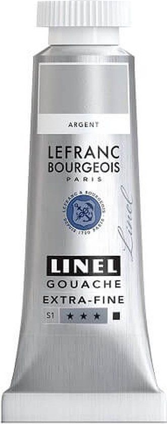 Lefranc & Bourgeois Linel Gouache Extra Fine Silver 232 14ml