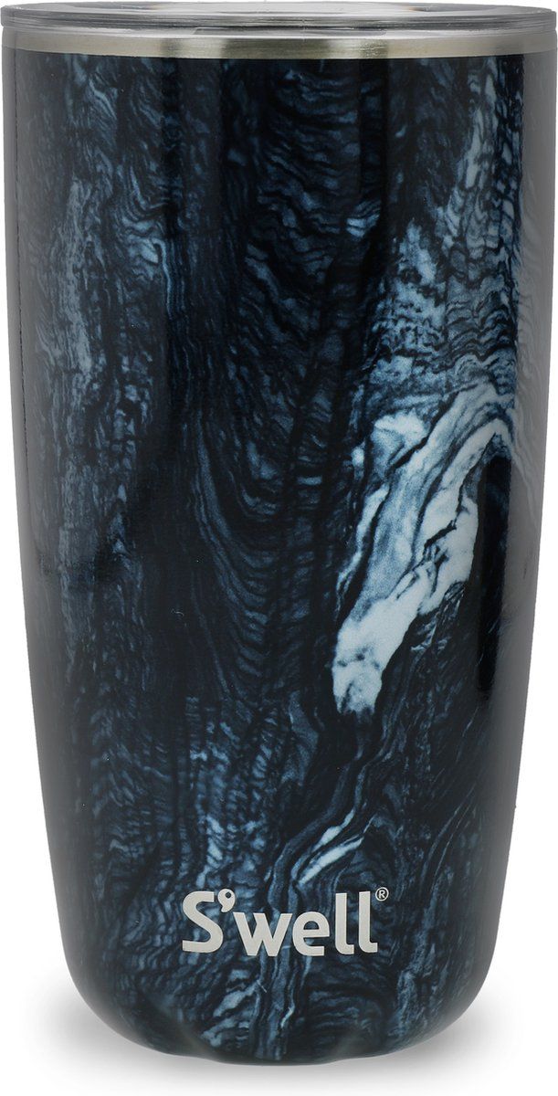 S'Well Tumbler Met Deksel, 530Ml, Azurite Marble
