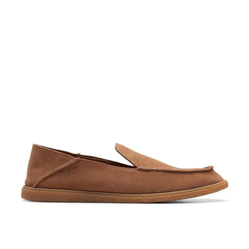 Clarks Clarkbay Step Loafer Flat, Cola Suede, 6 UK, Cola Suede, 39.5 EU