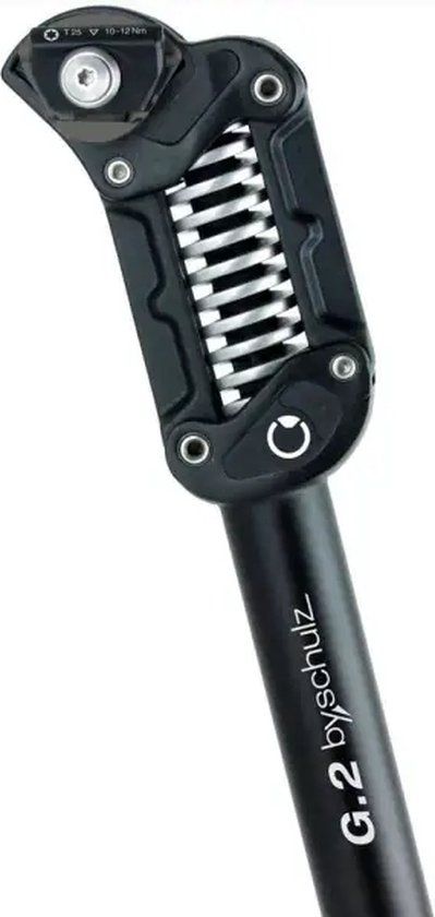 By,Schulz G.2 ST Zadelpen 30.9mm 350mm Stadsfiets Unisex Zwart