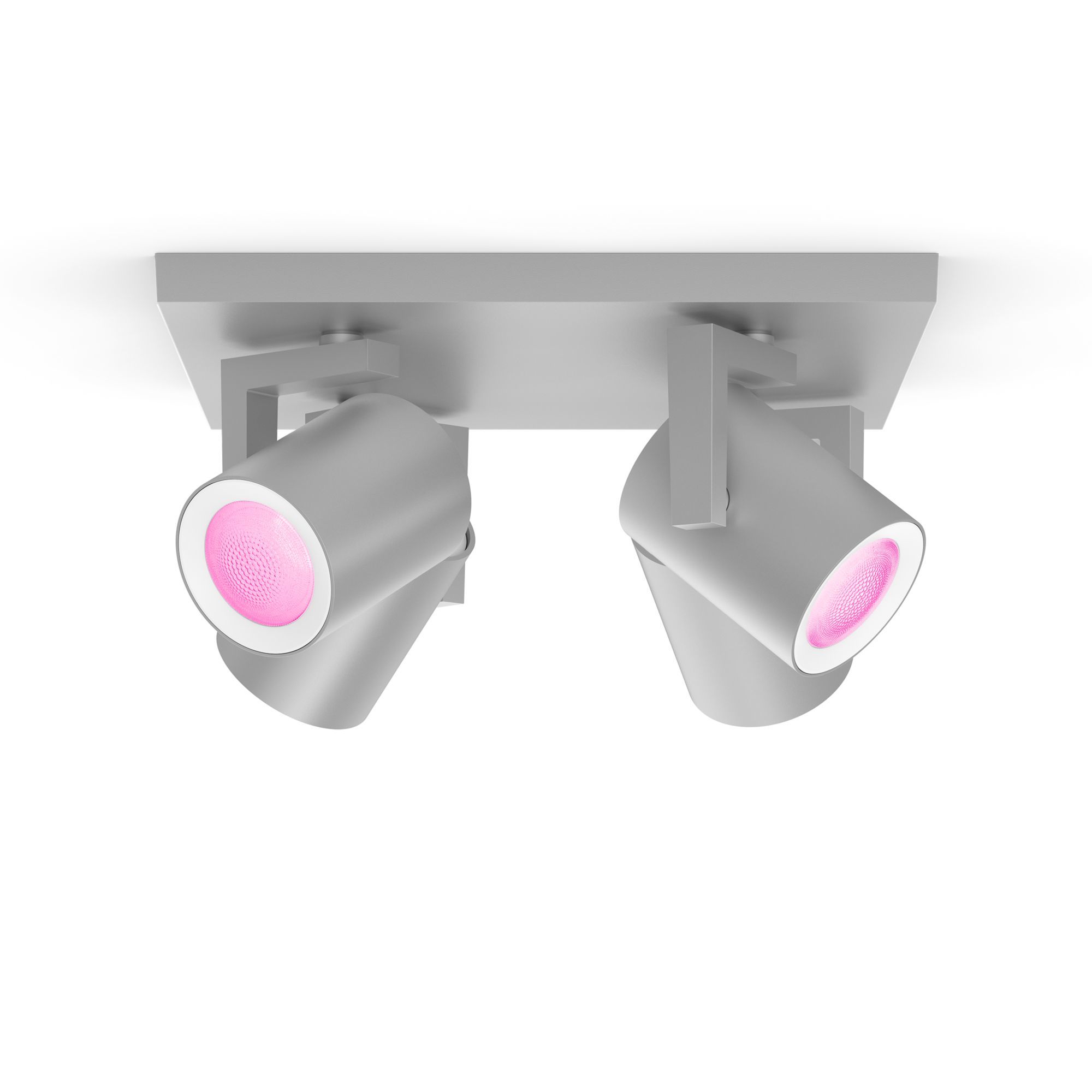 Philips Hue Argenta - Smart Ceiling Light - Aluminum - 4 x GU10 LED - Bluetooth
