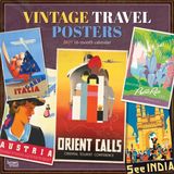 Vintage Travel Posters 2027 Square Flap
