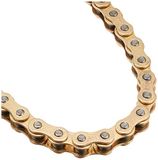 DID 520ERT3 CHAIN (Gold & Gold) - Length: 110 links with clip joint (RJ)