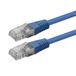 ROLINE Cat.6 (Class E) Patch Cable, UTP, PoE, blauw, 1 m