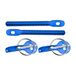 Simoni Racing BH/4B Motorkap-snelontgrendelingsset met veer, motorkapscharnieren, universele motorkapbout, clipsluiting voor sportracewagen, kleur blauw
