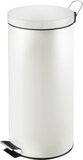 V-Part Pedaalemmer - 30 Liter - Wit - Rond - Met Pedaal