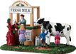 Lemax étal de lait frais