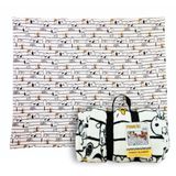Franco Peanuts Snoopy Beddengoed Supercomfortabele oversized deken voor het gezin, 304,8 x 274,3 cm, (officieel gelicentieerd product)