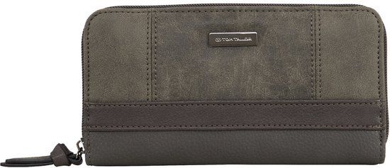 Tom Tailor - TTJUNA portemonnee met logobadge - Maat ONESIZE - grey
