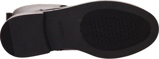 Geox Serilda Zwarte Veterboot - Dames - Maat 37 - Leer - Casual schoenen - Herfst/Winter 2024