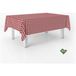 ECOMMERC3 Vichy Tafelkleed, vuilafstotend, rechthoekig, 200 x 140 cm, extra zacht en waterdicht, rood
