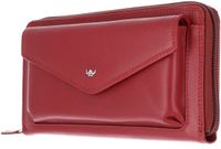 Golden Head Leren portemonnee Polo RFID Protect RV-Damenbörse 2830 Rot donkerrood