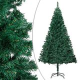 vidaXL Kunstkerstboom met dikke takken 180 cm PVC groen
