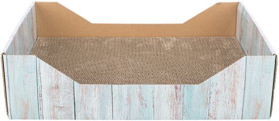 Trixie Krabmand Karton Catnip Turquoise 45X33X12 cm