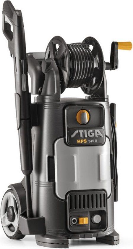 Stiga HPS 345 R Hogedrukreiniger - 2100W - 110 Bar - Met Slanghaspel