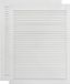 vidaXL - Louvredeuren - 2 stuks - 69 x 49,4 cm - Massief Grenenhout - Wit
